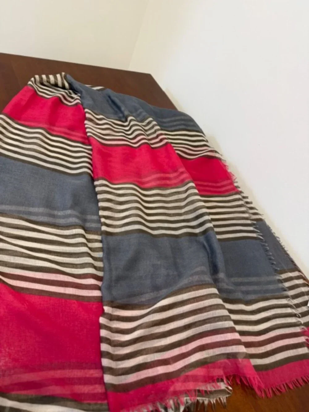 Old Navy Multicolor Striped Print Wrap Scarf.